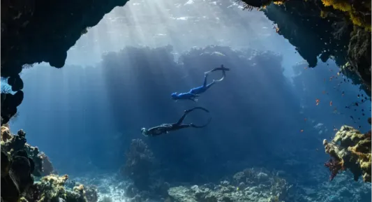 Cave Diving in Saudi